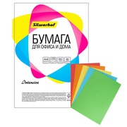 Бумага цветная "Радуга интенсив" (5х20л; 100л)