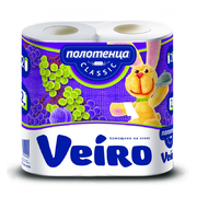 Полотенца рулонные двухслойные Veiro Classic (2 рулона)