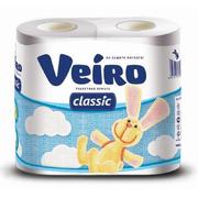 Бумага туалетная двухслойная Veiro Classic